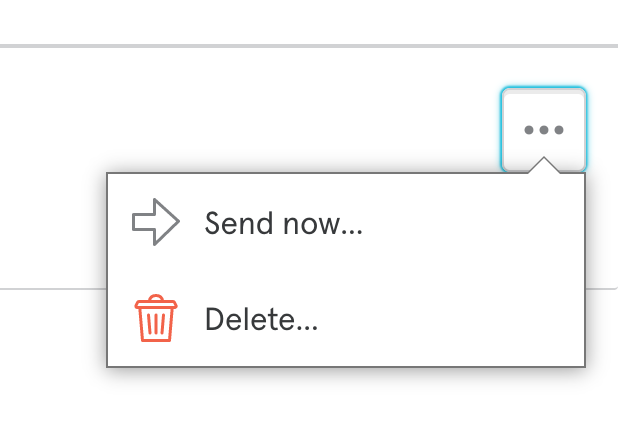 It's easy to send a draft now.