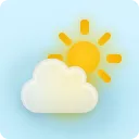 Sun and cloud icon